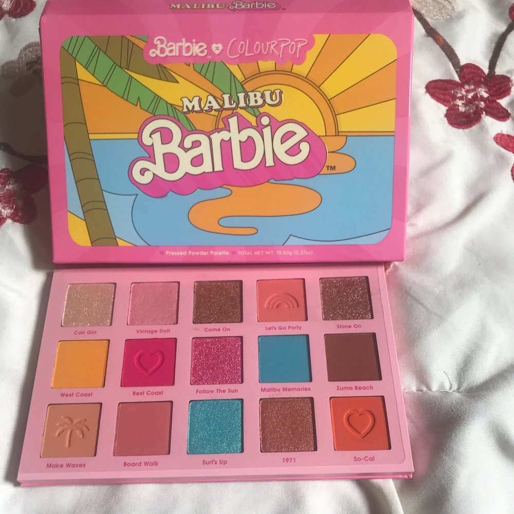 Colourpop x Barbie Malibu Eyeshadow Palette